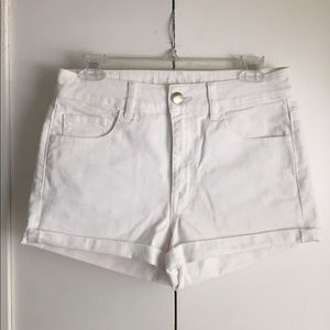 American Eagle Hi-Rise Shortie Jean Shorts